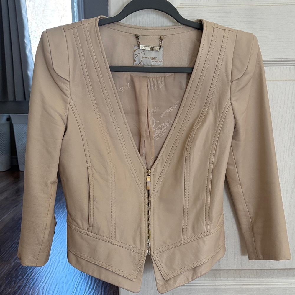 Vero Moda- Genuine Lambskin Leather Jacket